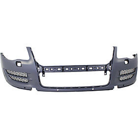 2008-2010 Volkswagen Touareg Front Bumper (w/ Head Light Washer Holes; w/ Park Assist Sensor Holes) - VW1000169