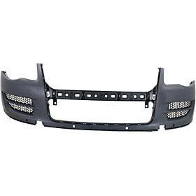 2008-2010 Volkswagen Touareg Front Bumper (w/o Head Light Washer Holes; w/ Park Assist Sensor Holes) - VW1000171