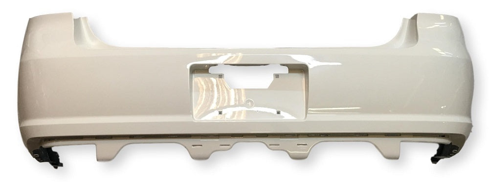 2008-2011 Buick Lucerne Rear Bumper Painted White (WA8554) Without Park Assist Sensor Holes and Requires Lower Cover