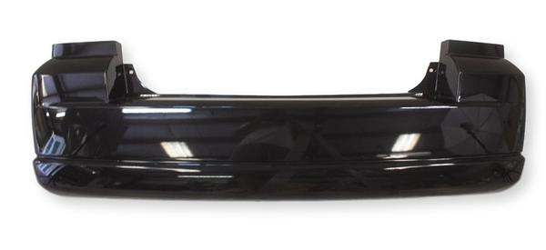 2008-2011 Dodge Caliber Rear Bumper Painted Brilliant Black Pearl (PXR), Without Exhaust Hole