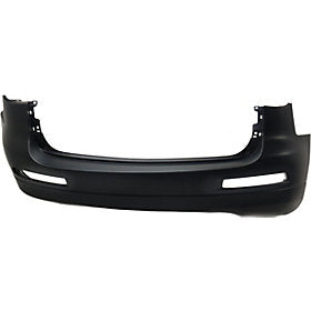 2008-2012 Infiniti EX35 Rear Bumper (Base Model; w-o Park Assist Sensor Holes; w-Textured Lower) IN1100129