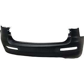 2008-2012 Infiniti EX35 Rear Bumper (Base Model; w-o Park Assist Sensor Holes; w-Textured Lower) IN1100129