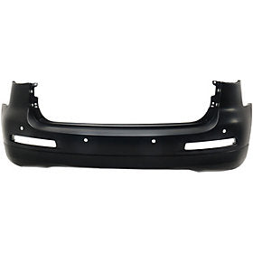 2008-2012 Infiniti EX35 Rear Bumper (w-Four Sensor Holes; w-o Around View Monitor on Liftgate; w- Textured Lower) IN1100130