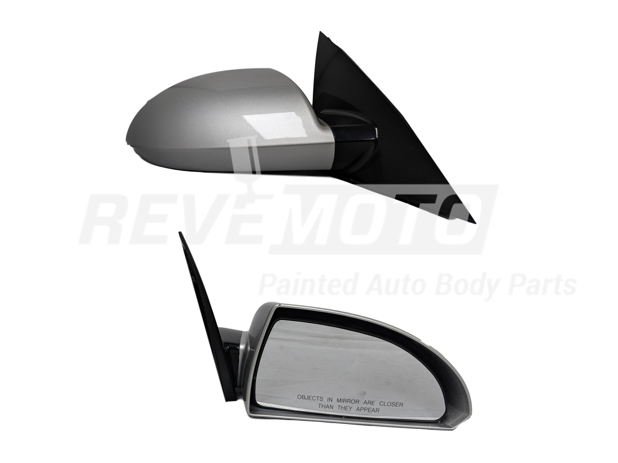 2008 Chevrolet Impala Passenger Side View Mirror, Non Heated, Smooth Base, Painted Light Tarnished Silver Metallic (WA994L)_20759191