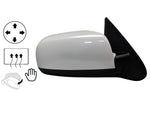 2007 Hyundai Santa Fe Passenger Side View Mirror, Heated, Power, Manual Folding, Painted Powder White Pearl (W1)_ 876200W00008