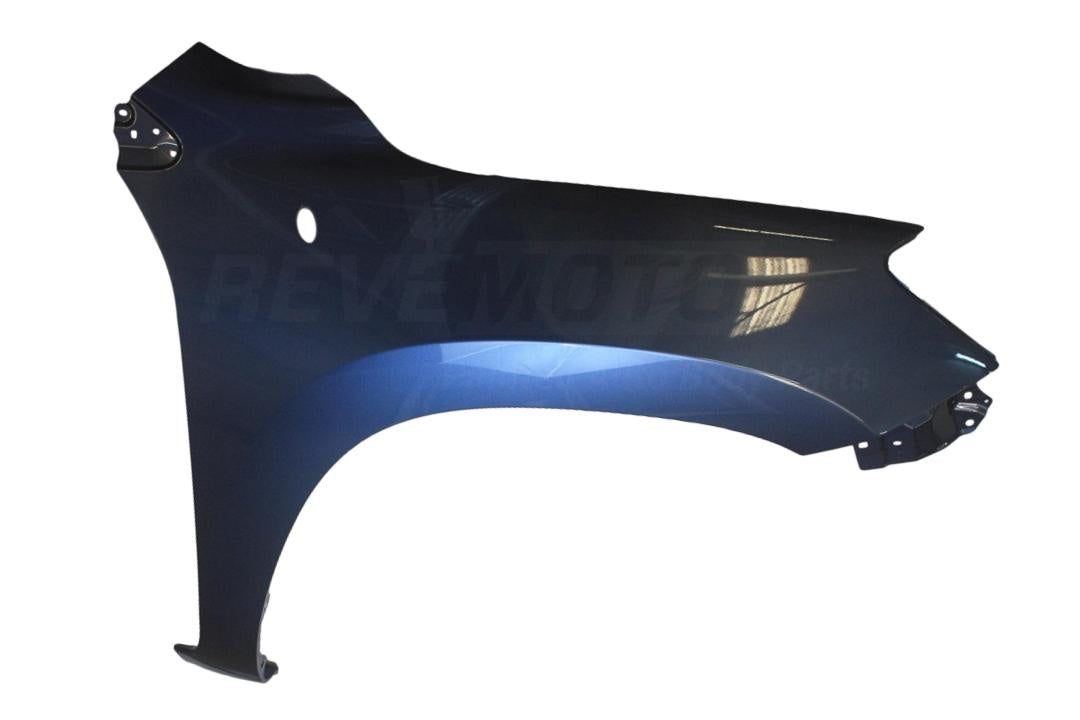 Toyota Rav4 Passenger Side Fender, Without Flare Moldings Painted Pacific Blue Metallic (8R3) 538020R020 