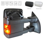 2008_2009 Ford F250-F350 Passenger Side Door Mirror(Heated_w- Turn Signal_w-Side Marker Light_w- Man Non-Heated Spotter Glass_Tow Type_Pwr_PwrTelescoping_PwrFold) FO1321427
