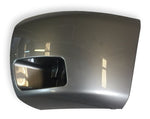 2008 Chevrolet Silverado Left Driver-side 1500 Front Bumper End Painted Graystone Metallic (WA213M), With Foglight