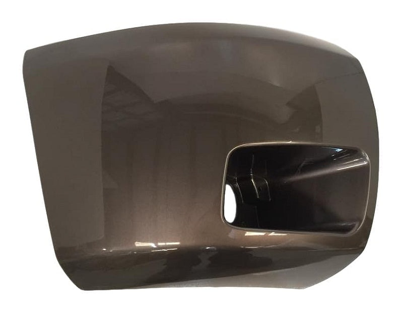 2008 Chevrolet Silverado Passenger Front Bumper End Cap (With Foglights) Painted Cocoa Metallic (WA414P)