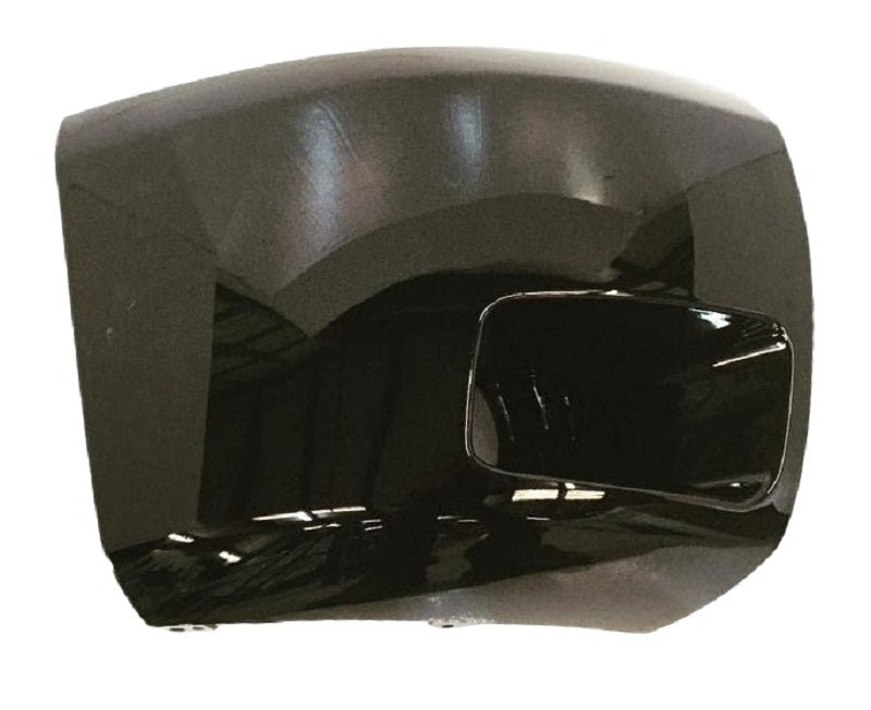 2013 Chevrolet Silverado Passenger Front Bumper End Cap (with fog lights) Painted Black (WA8555)