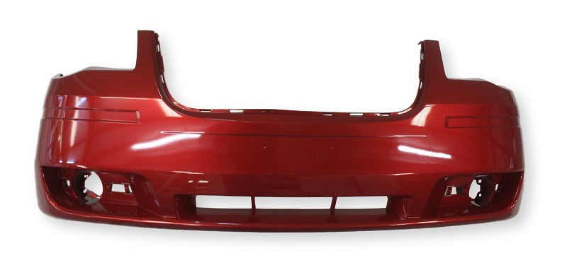 2008 Chrysler Town And Country Front Bumper Painted Inferno Red Crystal Pearl (PRH), Without Chrome Insert or Headlight Washer