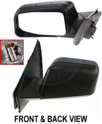 2008 Ford Edge Driver Side Door Mirror (HeatedwPuddle LightwMemoryPowerManual Folding) FO1320367