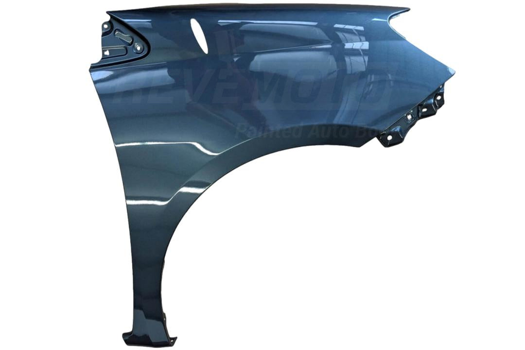  2004-2010 Toyota Sienna Fender Painted Slate Metallic (1F9) Right, Passenger-Side With Antenna Holes 53811AE030 