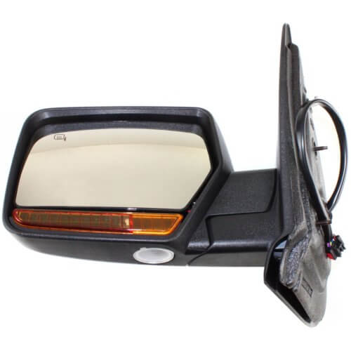 2009-2010 Lincoln Navigator Side View Mirror (Left, Driver-Side_Chrome) - FO1320392