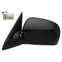 2009-2010 Subaru Forester Driver Side Power Door Mirror (Heated; w-o Turn Signal; Power; Manual Folding) SU1320118