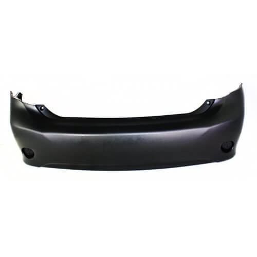 2009-2010 Toyota Corolla Rear Bumper; Sedan; Japan Built Models; w_o Spoiler Holes; w_o Exh Cutout Hole; w_ 2 Lock Holes on Tabs; TO1100268; 5215912934