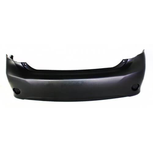 2009-2010 Toyota Corolla Rear Bumper; Sedan; Japan Built Models; w_o Spoiler Holes; w_o Exh Cutout Hole; w_ 2 Lock Holes on Tabs; TO1100268; 5215912934