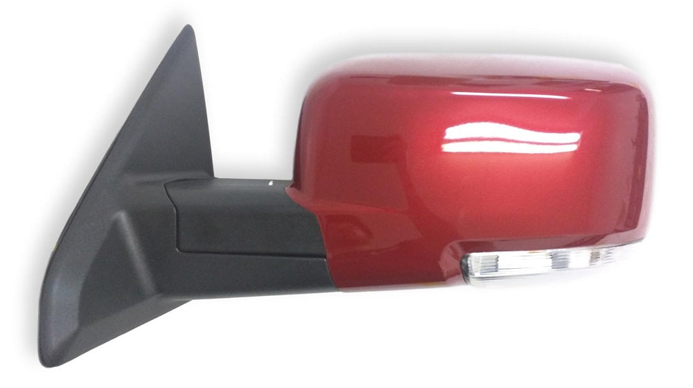 2009-2011 Dodge Ram Side View Mirror Painted Inferno Red Crystal Pearl (PRJ), Driver-Side
