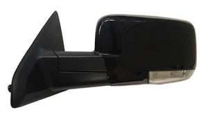 2009-2012 Dodge Ram Driver Side View Mirror Painted Brilliant Black Pear (PXR), Driver-Side
