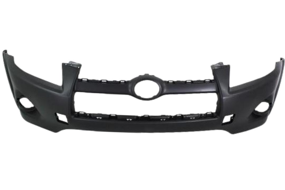 2009-2012 Toyota RAV4 Front Bumper Painted WITH: Flare Holes, Limited 5211942971 ReveMoto Painted Auto Parts Replacement 