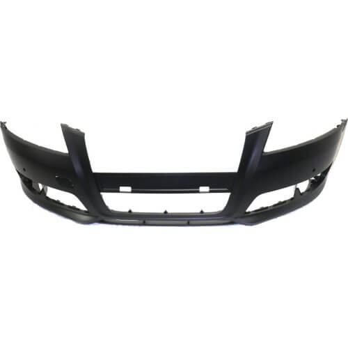 2009-2013 Audi A3 Front Bumper Cover wo Sport Pkg w Park Assist Sensor Holes wo Head Light Washer Holes_AU1000223