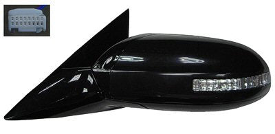 2009-2014 Nissan Maxima Driver Side Power Door Mirror 3.5 S Model wo Premium Pkg w Turn Signal_NI1320196