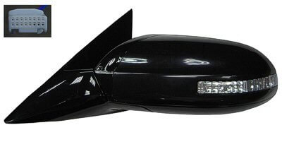 2009-2014 Nissan Maxima Driver Side Power Door Mirror Power, w Memory, w Turn Signal, wo Auto Dimming Glass, w Premium & Sport Package_NI1320194