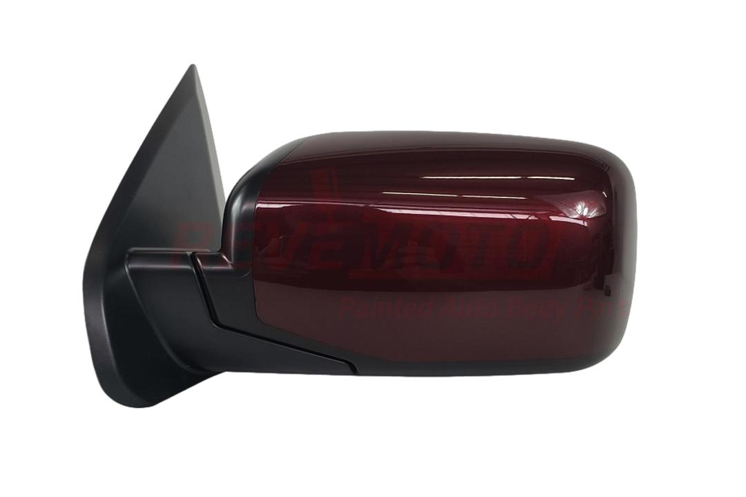 2009-2015 Honda Pilot Side View Mirror Painted Dark Cherry Pearl (R529P) EX/EX-L/LX/Touring Models 
 Left, Driver-Side 76258SZAA01ZA HO1320265 ReveMoto Painted Auto Parts Replacement