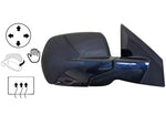 2010 Honda CR-V Painted Side View Mirror Royal Blue Pearl (B536P), EX,LX, Power, Manual Folding,Heated ,Right, Passenger Side Front View 76200SWAA21ZC
