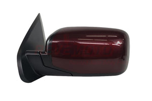 2009-2015 Honda Pilot Side View Mirror Painted_Dark_Cherry_Pearl_R529P_EX/EX-L/LX/Touring Models | WITH: Power, Manual Folding | WITHOUT: Heat, Memory, Turn Signal Light_Left, Driver-Side_ 76258SZAA01ZA_ HO1320265