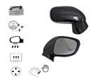2009 Lexus ES350 Passenger Side View Mirror, Without Signal, With Memory, With Puddle Lamp, Without Blind Spot Detection, Heated, Power Mirror, Manual Folding, PaintedSmoky Granite Mica (1G0)