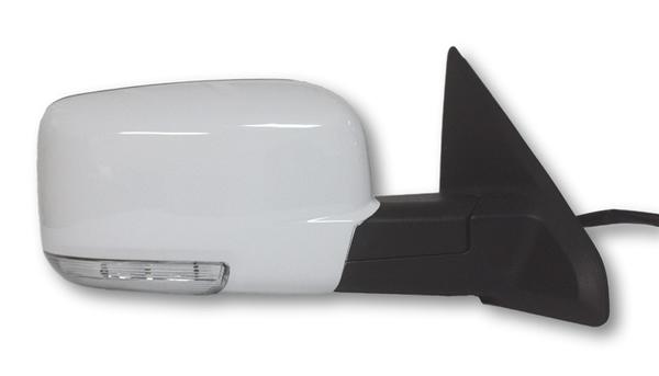 2009,2011-2012 Dodge Ram Side View Mirror Painted Bright White (PW7), Passenger-Side