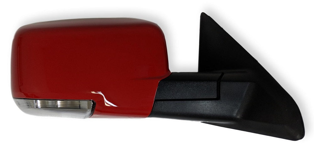 2009,2011-2012 Dodge Ram Side View Mirror Painted Flame Red (PR4), Passenger-Side