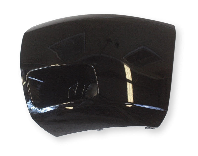 2008 Chevrolet Silverado Front Bumper End Painted Black (WA8555), With Foglight Holes