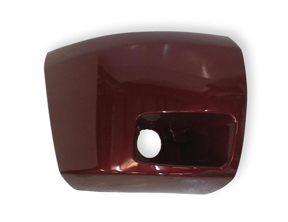 2009 Chevrolet Silverado Passenger Side Front Bumper End Cap with Foglight Painted Sonoma Jewel Metallic (WA412P)_ 15891682