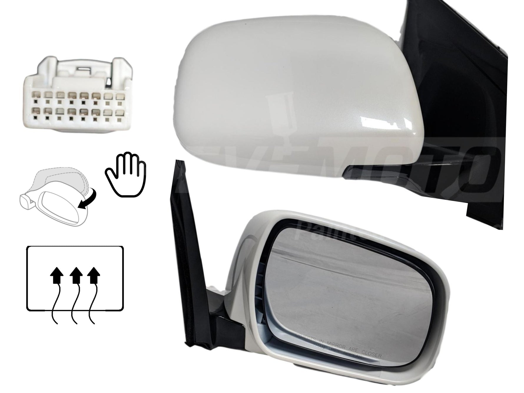 2008 Lexus RX400H Side View Mirror Painted