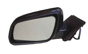 2008 Mitsubishi Lancer Side View Mirror Painted Tarmac Black Pearl, Paint Code: X42 (front view)