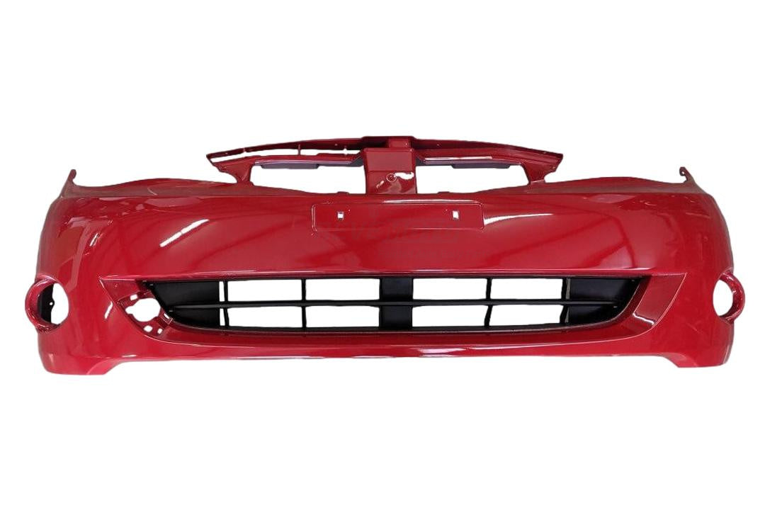 2008-2011 Subaru Impreza WRX Front Bumper Painted_Red_C7P_WITHOUT: Lower Lip Molding Holes, Lip Spoiler_ 57704FG001_ SU1000158