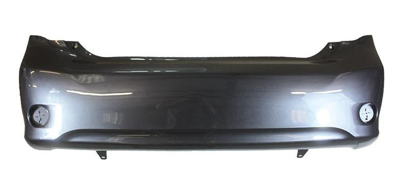 2010 Toyota Corolla Rear Bumper Cover, Sedan, S, XRS Models, With Spoiler Holes, P#5215902964, Painted Classic Silver Metallic (1F7)