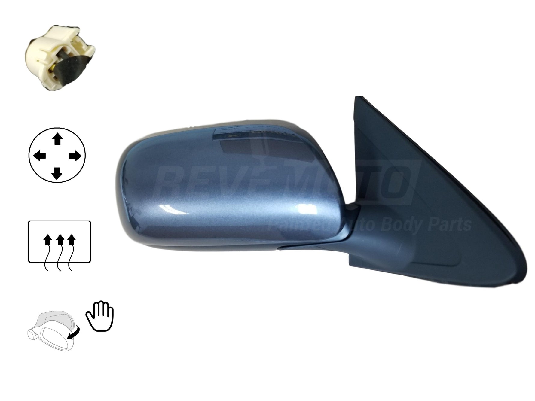 2011 Toyota Matrix Side View Mirror Painted