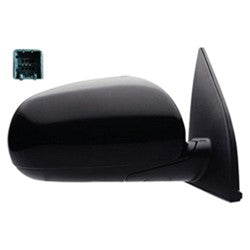 2010-2011 Hyundai Accent Passenger Side Power Door Mirror (Hatchback-Sedan; Non-Heated; Power; Manual Folding) HY1321172