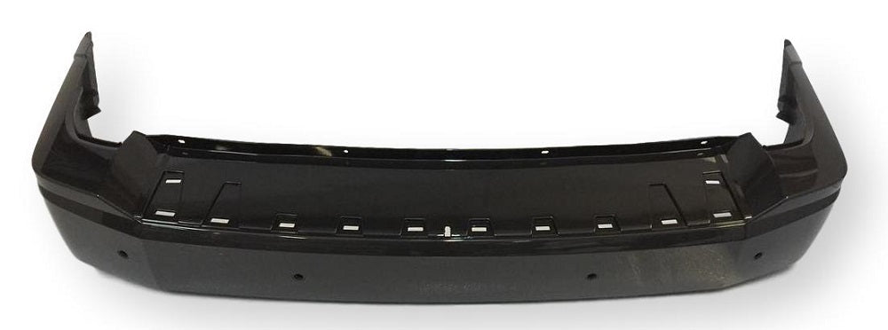 2010-2011 Jeep Liberty Rear Bumper, Without Tow Hitch, With Park Sensors, Painted Dark Charcoal Pearl (PAV)