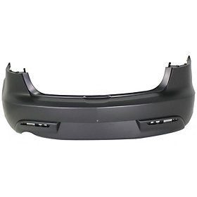 2010-2011 Mazda 3 Rear Bumper; Sedan; 3.0L Eng.; Upper Primed; Lower Center Area Textured; MA1100201; BBM450221MBB