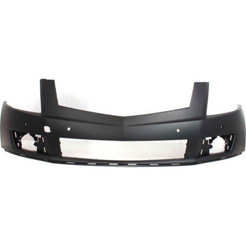 2012 Cadillac SRX Front Bumper Cover (Upper; w/o Head Light Washers; w/ Park Assist Sensor Holes) GM1000916