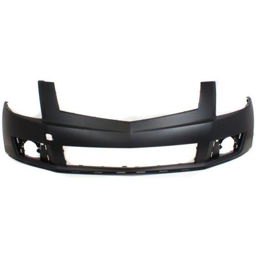 2012 Cadillac SRX Front Bumper Cover (Upper; w/o Head Light Washers; w/o Park Assist Sensor Holes) GM1000917