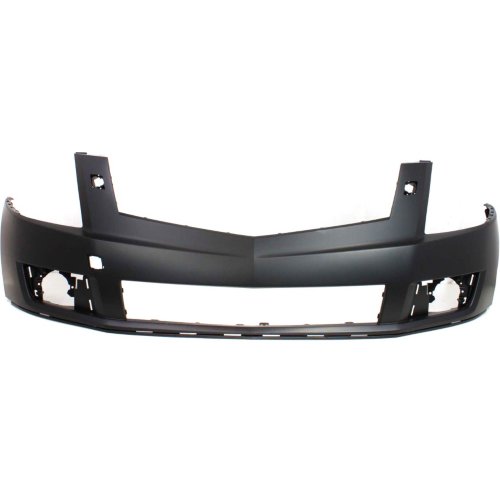 2010 Cadillac SRX Front Bumper Cover (Upper; w/ Head Light Washers; w/o Park Assist Sensor Holes) GM1000915