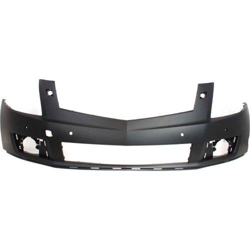 2012 Cadillac SRX Front Bumper Cover (Upper; w/ Head Light Washers; w/ Park Assist Sensor Holes) GM1000914