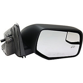 2010-2012 Ford Escape Passenger Side Power Door Mirror (Heated; w- Integrated Spotter Mirror; Power; Manual Folding) FO1321352