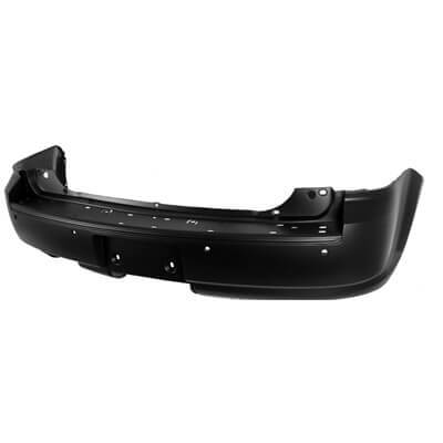 2010-2012 Ford Flex Rear Bumper Cover (w-o Turbo; LH Exhaust; w- Tow; w- Park Assist Sensor Holes) FO1100659