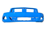 Painted Front Bumper Cover for 2010-2012 Ford Mustang Grabber Blue (CI) Base Model AR3Z17D957AA FO1000652 ReveMoto Painted Auto Body Parts Replacement